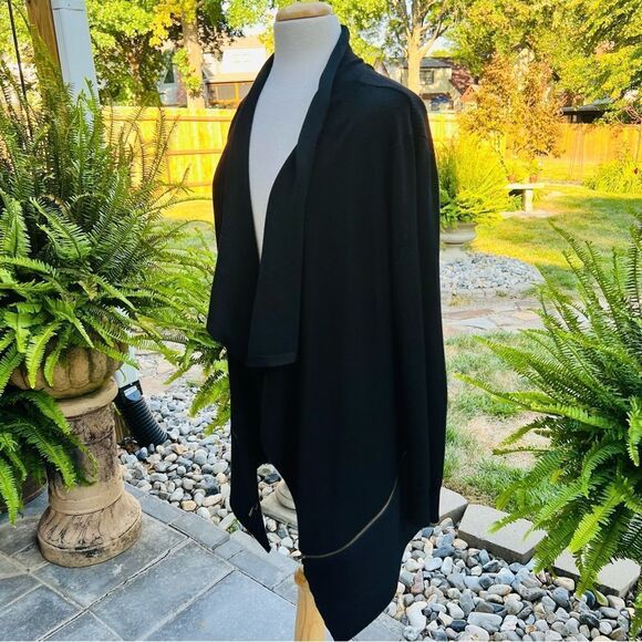 89th & Madison Black Open Cardigan Sweater size XL - Picture 3 of 6